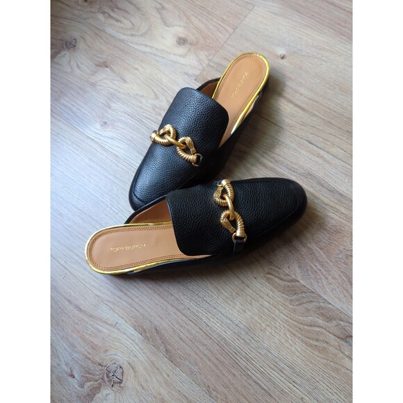 Tory Burch Jessa Horse Bit Backless Loafers